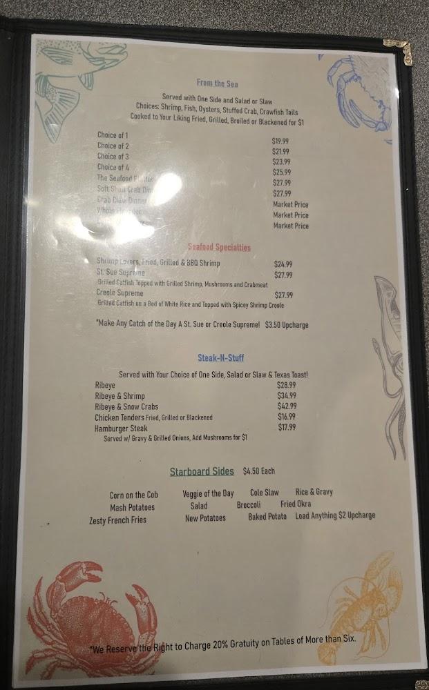 Baudean's Seafood Restaurant & Bar Menu image 4
